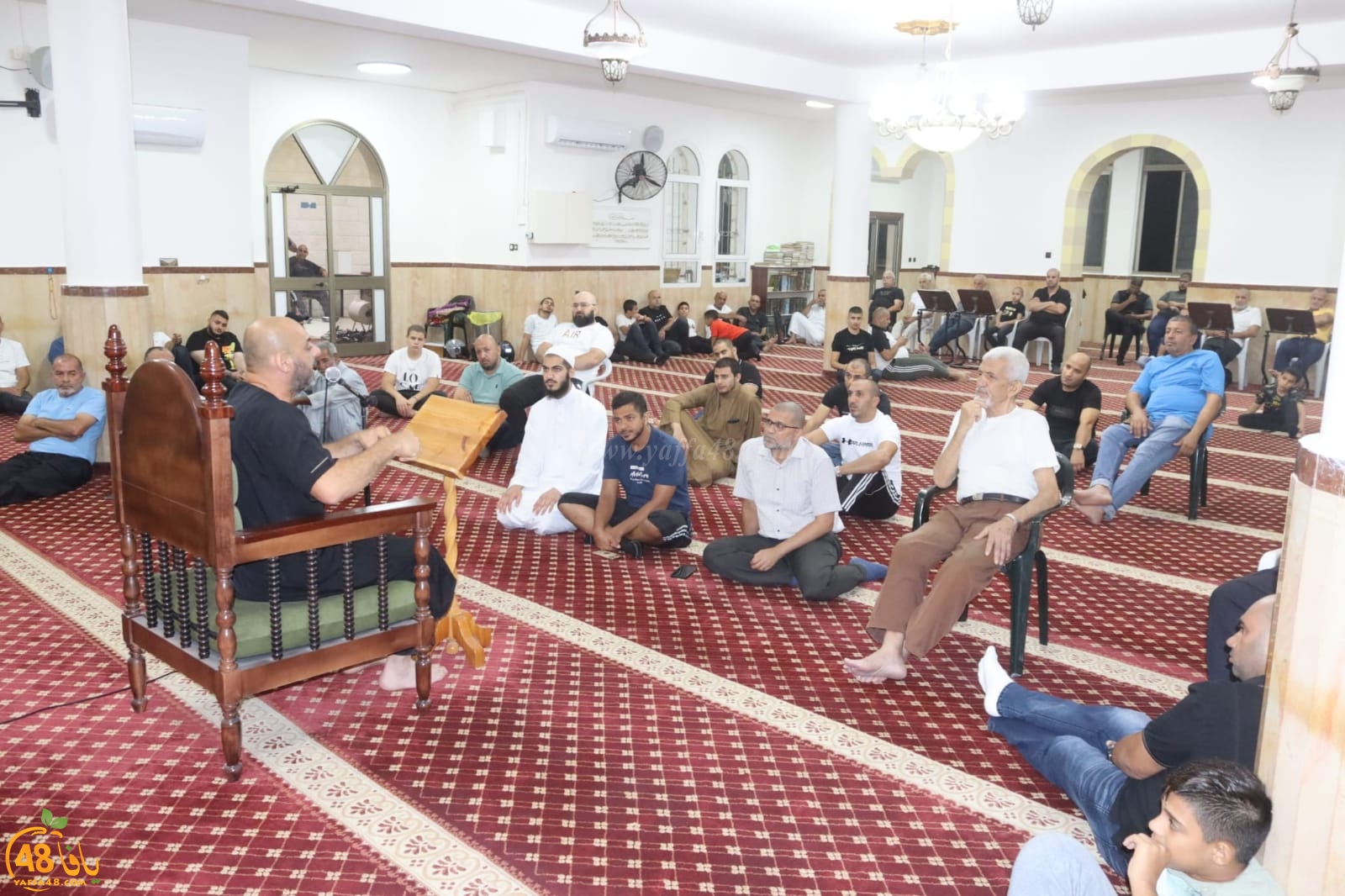 يافا: الشيخ أحمد أبو لسان يحل ضيفاً على مجالس النور في مسجد العجمي